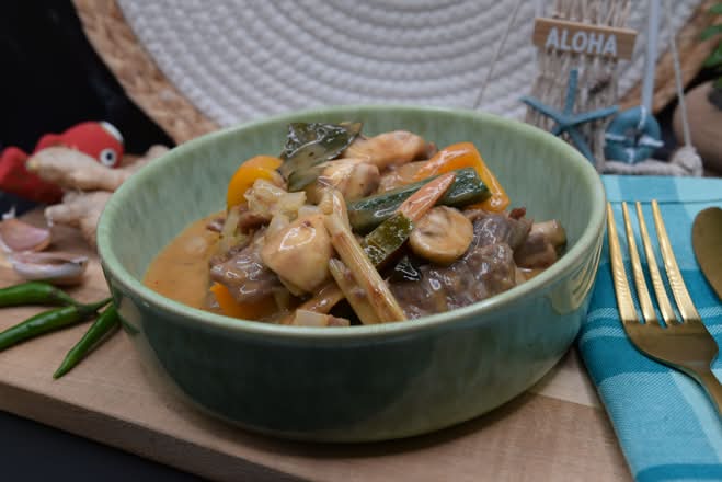 Thai red curry beef