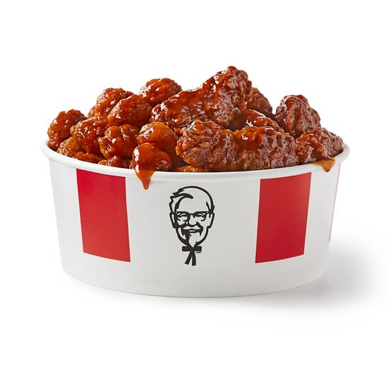 Zinger Drip Half Popcorn/Half Hot Wings Bucket