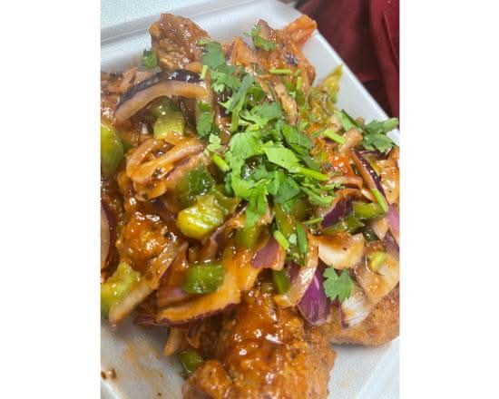 Indian style wings (10 pcs) made on breaded wings