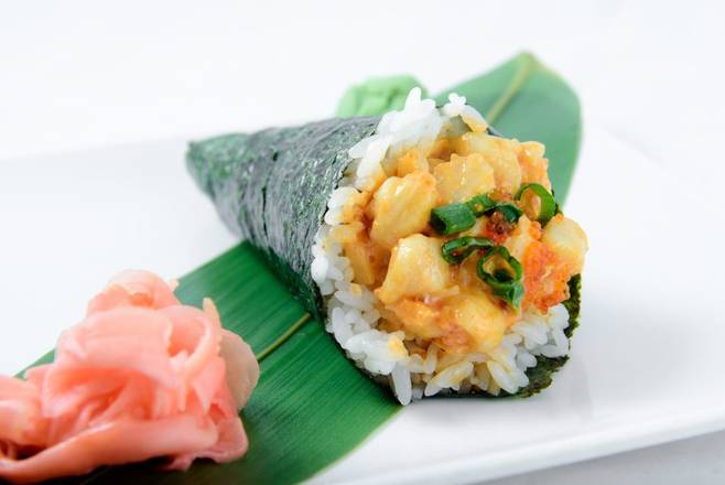 Spicy Scallop Hand Roll