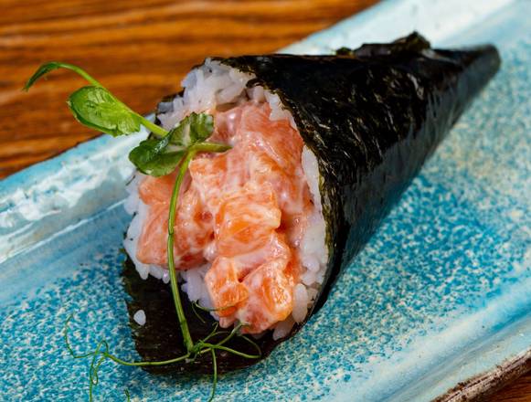 Spicy Salmon Hand Roll