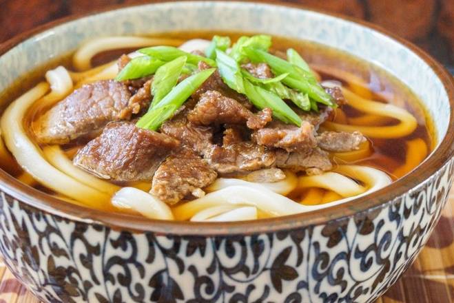 Sliced beef Udon