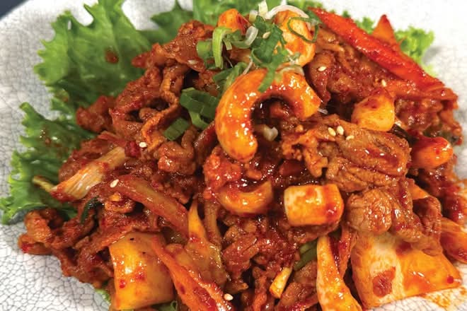 Spicy Pork & Squid Stir-Fry
