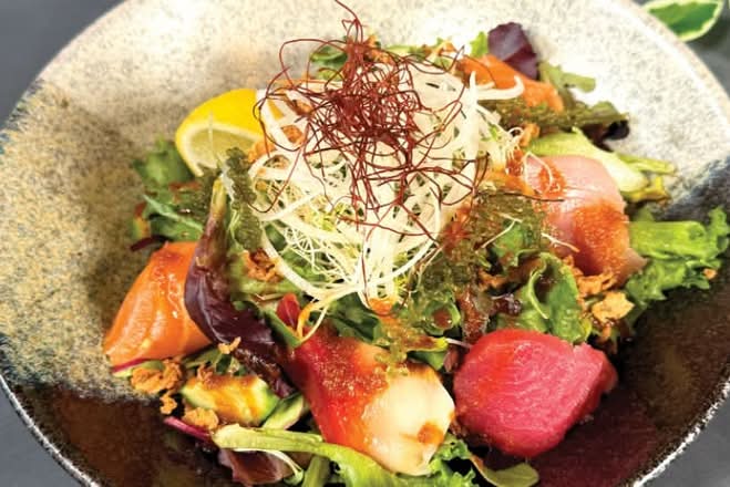 Assorted Sashimi Salad