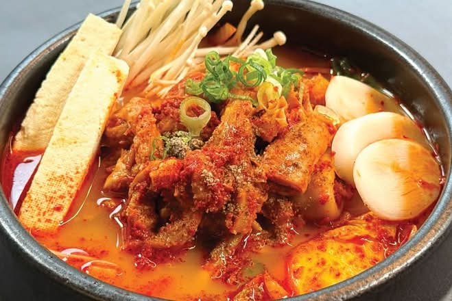 Spicy Beef Tripe Soup