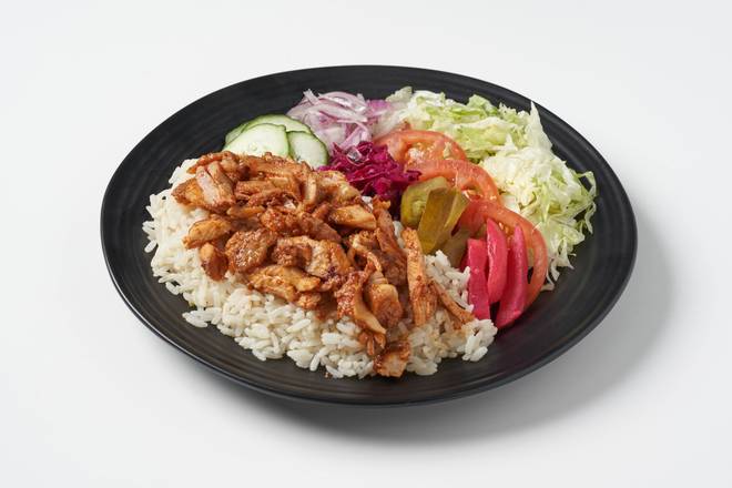 Loaded Chicken shawarma plate
