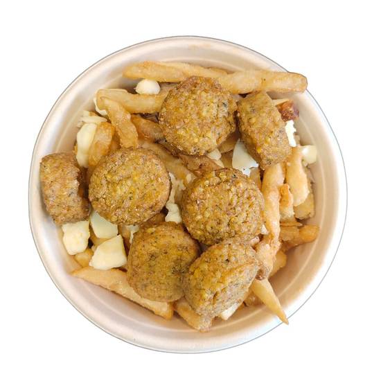 Falafel on poutine