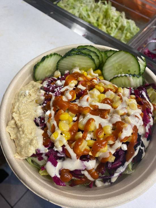 Special chicken shawarma bowl
