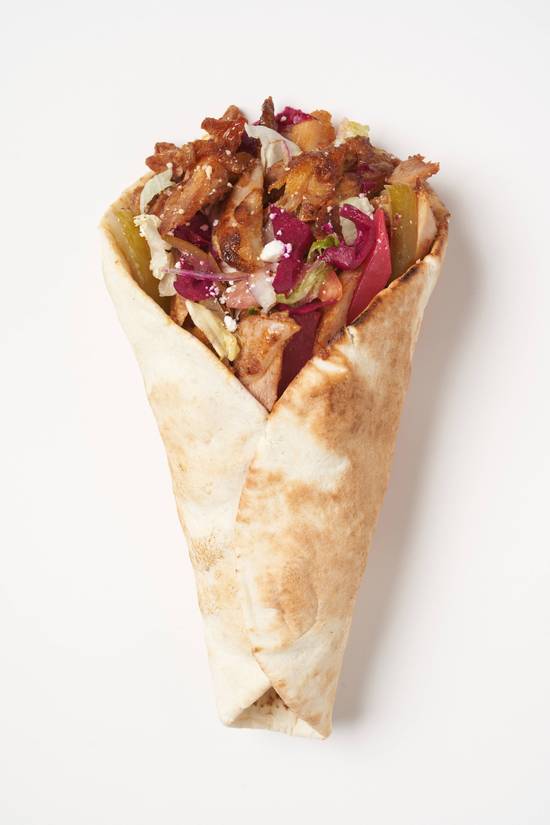 Chicken shawarma wrap