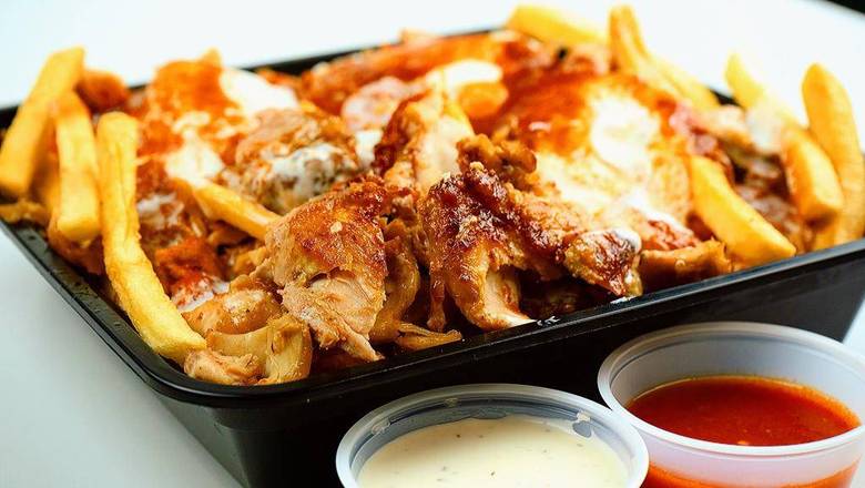 Loaded Chicken on fries