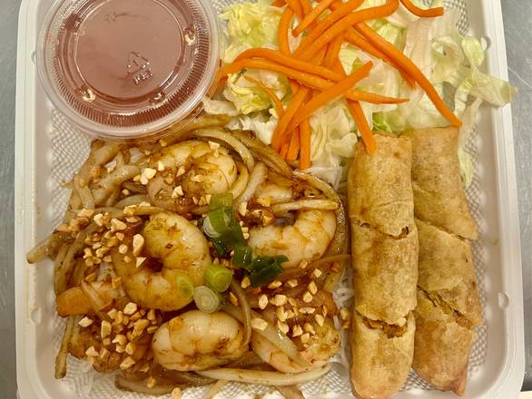 B3. Grilled Shrimp /w Spring Roll Vermicelli