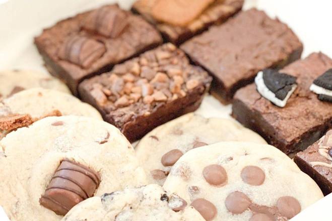 6 Brownies & 6 Cookies/6 Brownies et 6 Biscuits