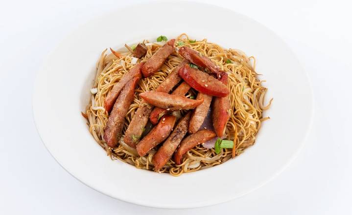 Pork Sausage Egg Noodles