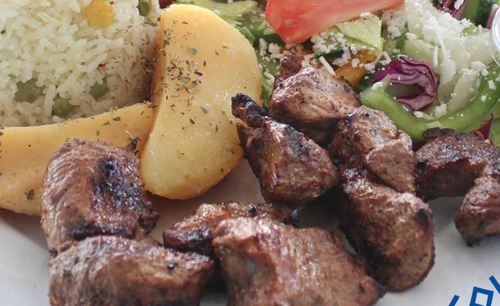 LAMB SOUVLAKI PLATE