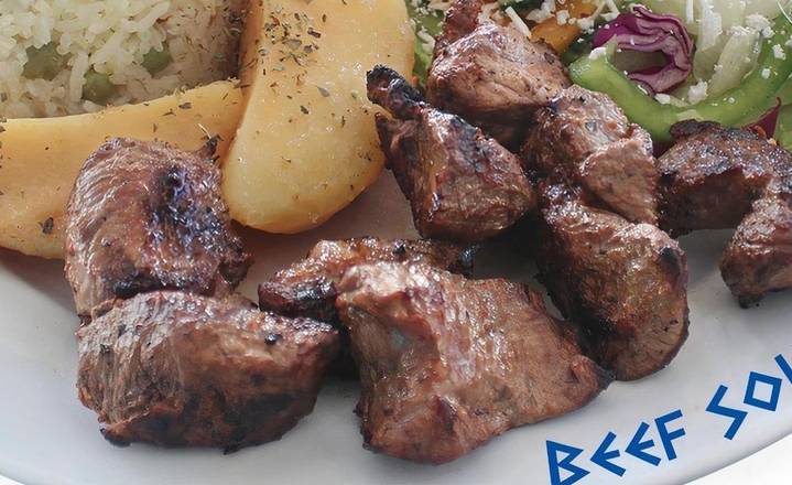 BEEF SOUVLAKI PLATE