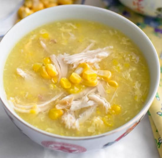 17. Sweet Corn and Chicken Soup