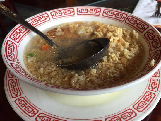Hot and Sour Soup with Sizzling Rice