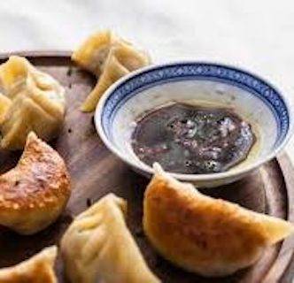 1. Vegetarian Dumplings (8 pcs)