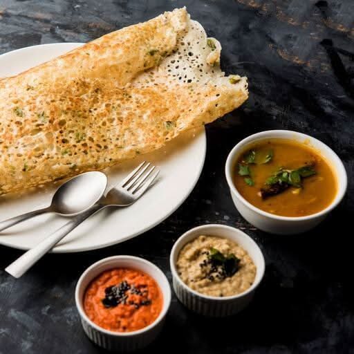Rava Plain Dosa