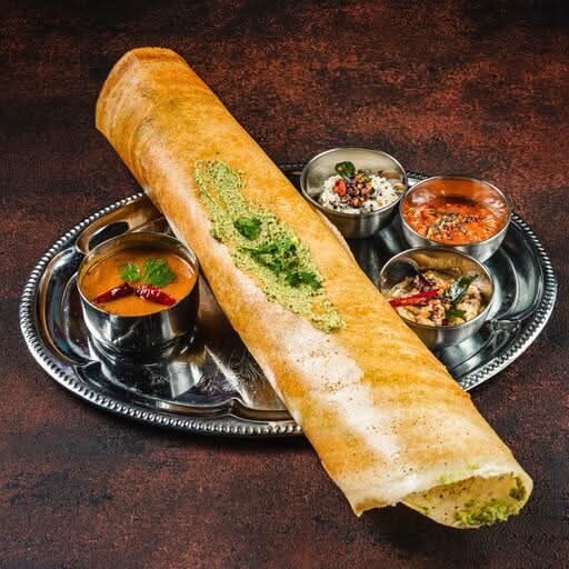 Coriander Masala Dosa