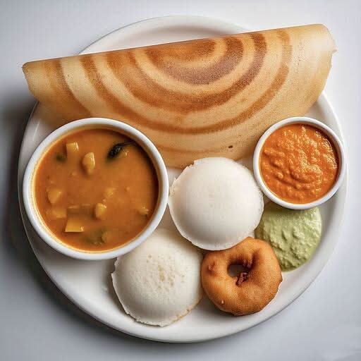 Masala Dosa & 2 Vada