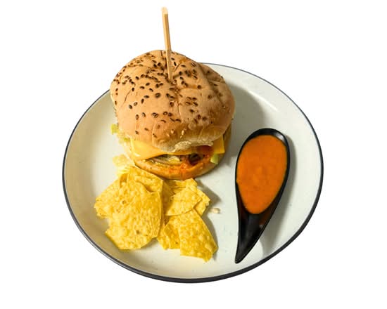 Malai Momo Burger