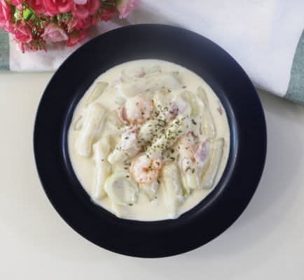 Cream tteokbokki