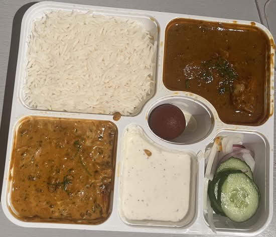 (Thali) Chicken Curry