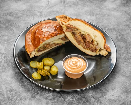 UFO Philly Cheese Steak Sandwich