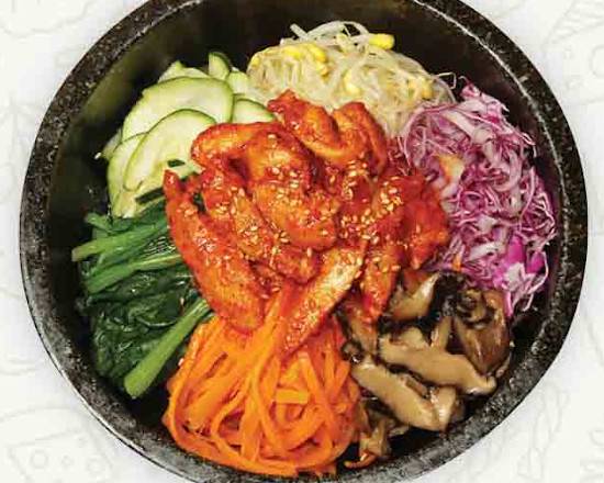 33. Spicy Chicken Dolsot BiBimBap