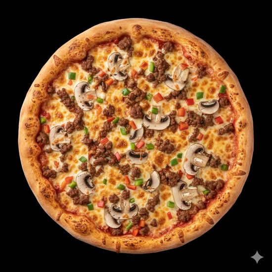 Beef and Mushroom Pizza