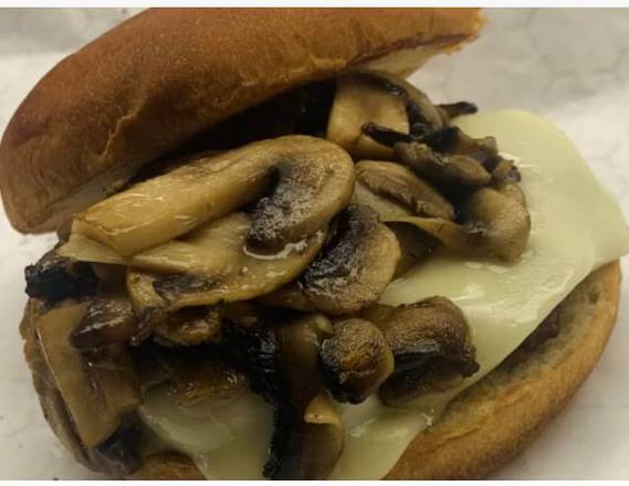 Mushroom Swiss Burger