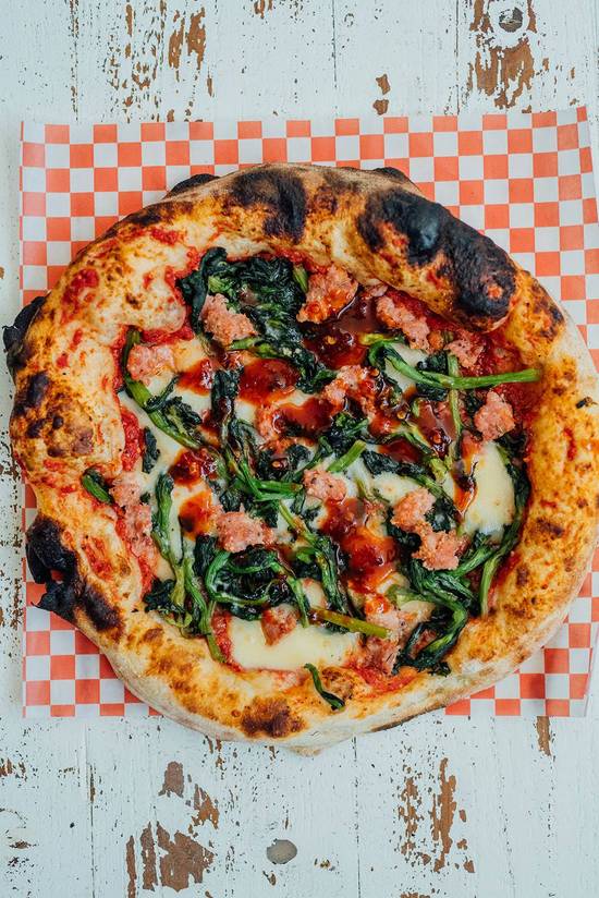 Saucisses Rapini & Hot Honey