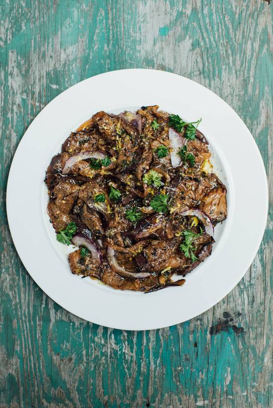 Salade D'aubergines Grillées / Grilled Eggplant Salad