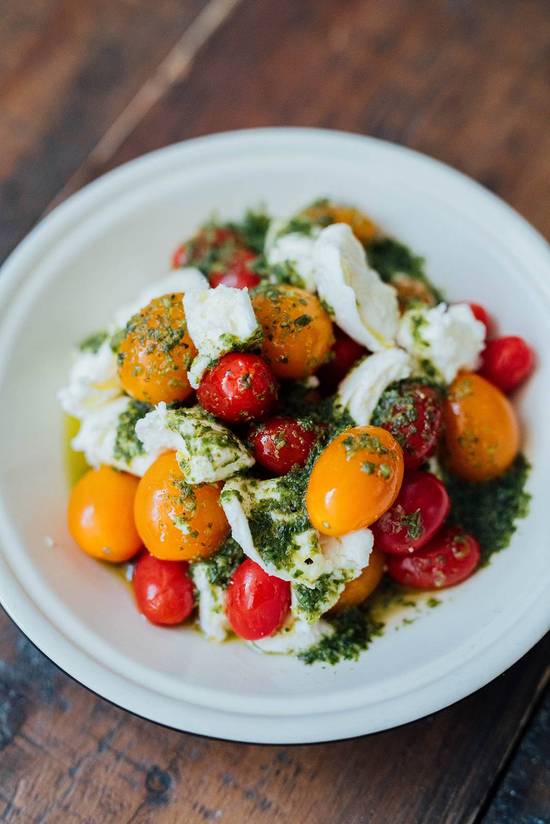 Bocconcini Tomato Salad-Salade Tomates Bocconcini