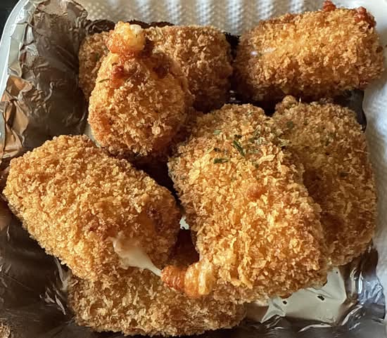 Home-made Mozzarella Sticks
