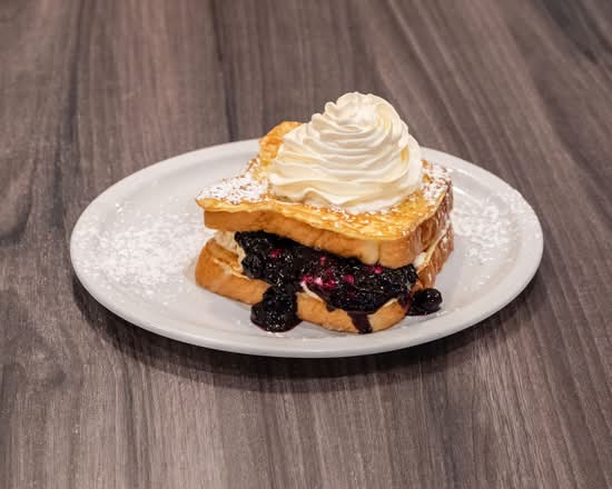 Berry & Cream Stuffed French Toast