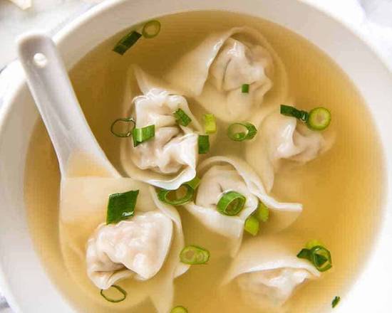 Soupe Wonton (4 mcx) (Porc) / Wonton soup (4 pcs) (Pork)