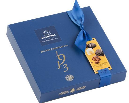 Boîte de chocolats fins assortis 16 unités (BLEU)