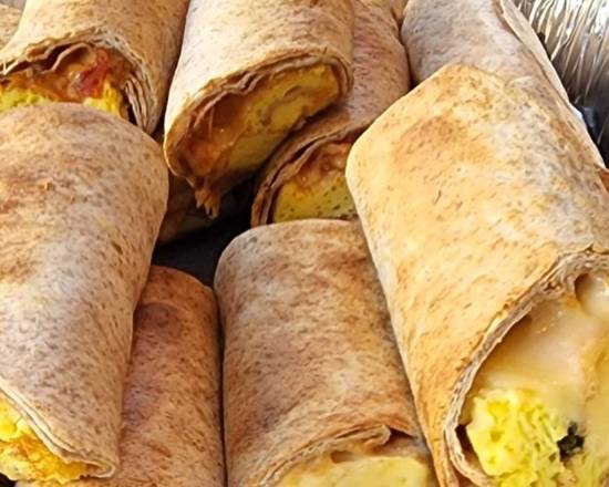 Tomato Basil Egg Wrap