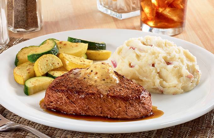 Garlic Peppercorn Sirloin Steak