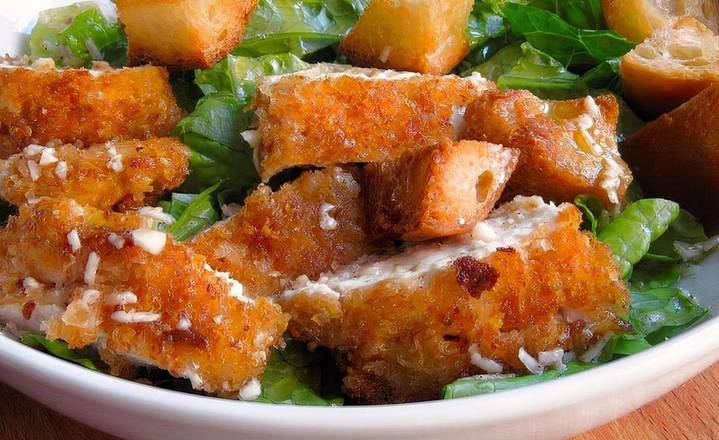 Crispy Chicken Caesar Salad