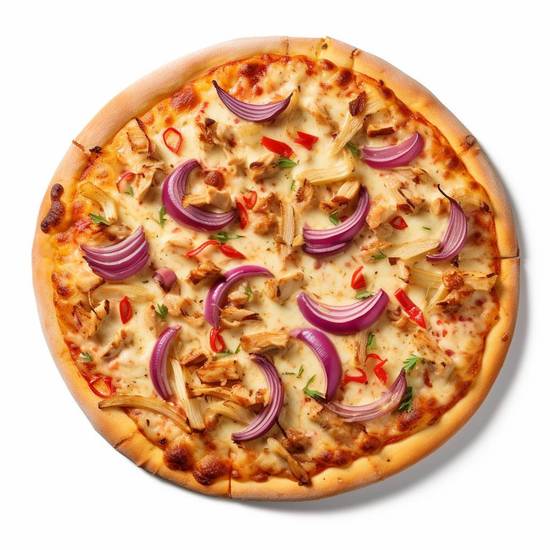 Pizza au poulet BBQ / BBQ Chicken Pizza