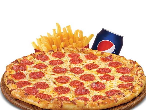 Medium Pizza + Fries + Coke