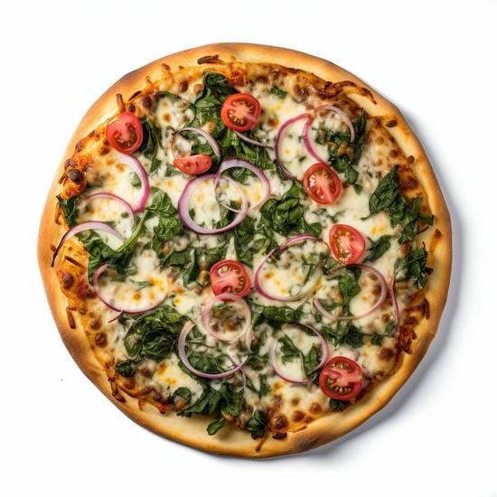Pizza aux épinards / Spinach Pizza