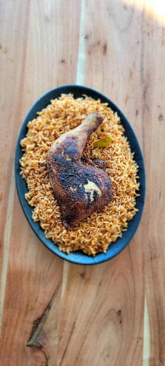 Jollof rice & chicken / Jollof rice & chicken