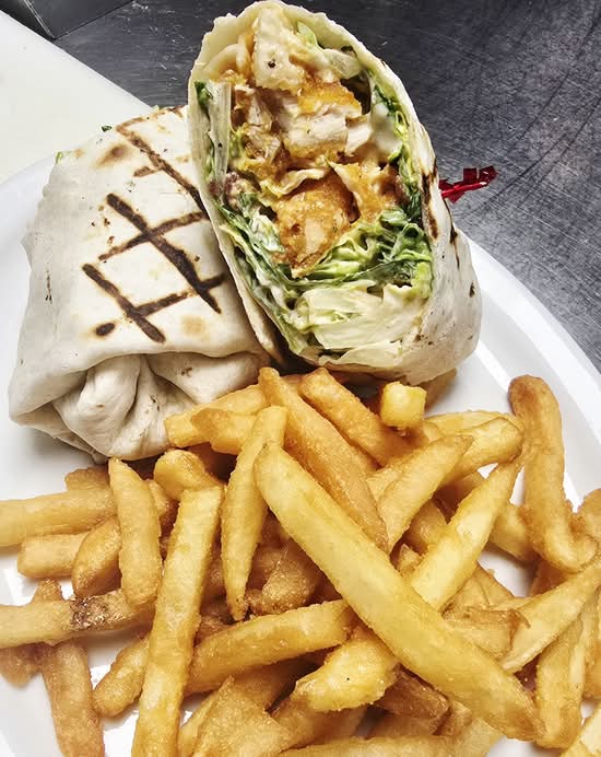 Buffalo Chicken Caesar Wrap