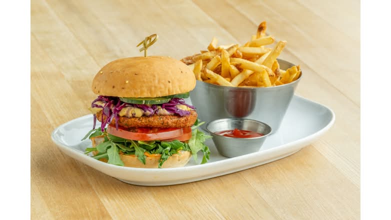 Vegan Falafel Burger