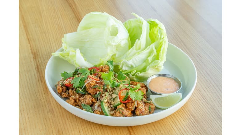 Thai Chicken Lettuce Wraps