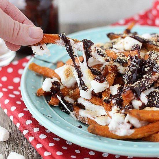 S'mores Funnel Cake Poutine